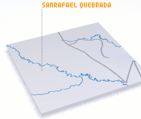 3d view of Quebrada San Rafael